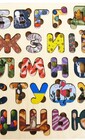 Набор цветных букв украинского алфавита 